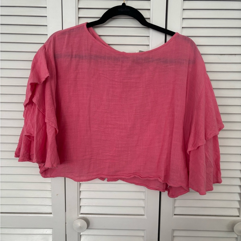 Anthropologie Pink Women's Top